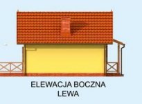 Elewacja projektu MANOA dom letniskowy - 2