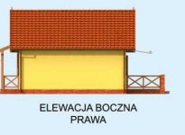 Elewacja projektu MANOA dom letniskowy - 4