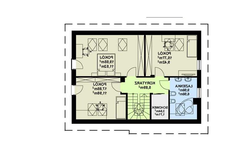 Projekt domu parterowego TK8 - 