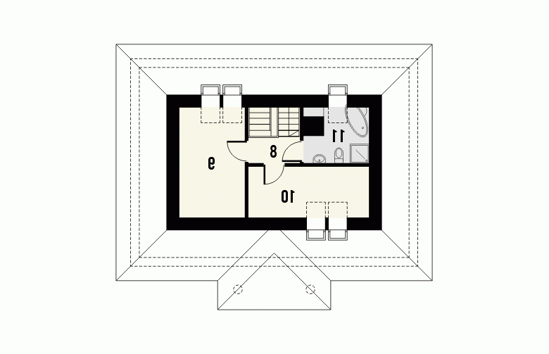 Projekt domu wolnostojącego KATALONIA - 