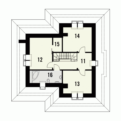 Rzut projektu PIASEK PUSTYNI