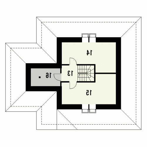 Rzut projektu KWARC - wersja lustrzana