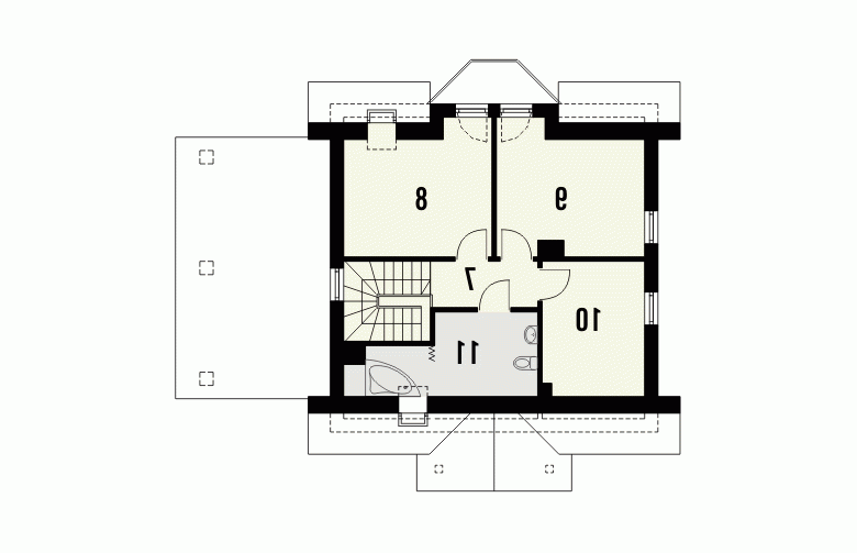 Projekt domu wolnostojącego CYTRYN - 