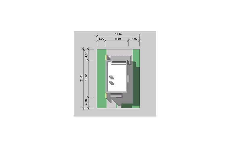 Projekt domu szkieletowego LK&326 - Usytuowanie