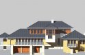 Projekt domu wolnostojącego LK&40 - elewacja 1