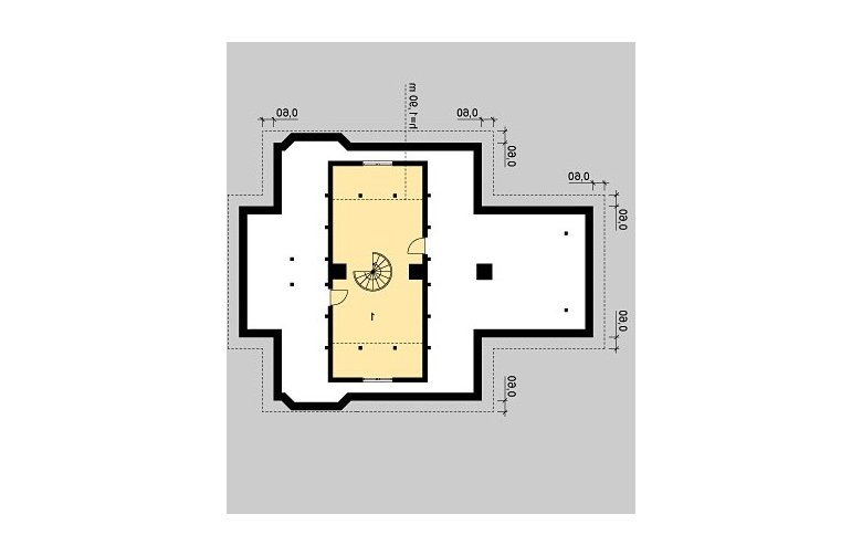 Projekt domu wolnostojącego LK&287 - poddasze