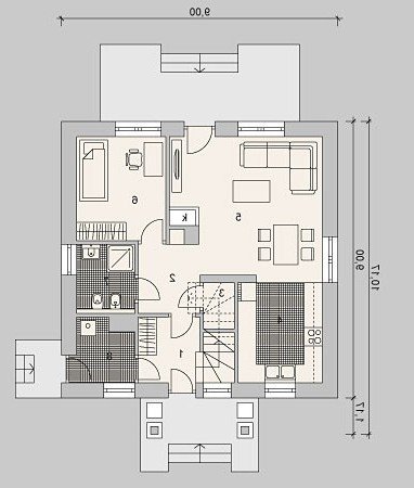 PARTER LK&881 - wersja lustrzana