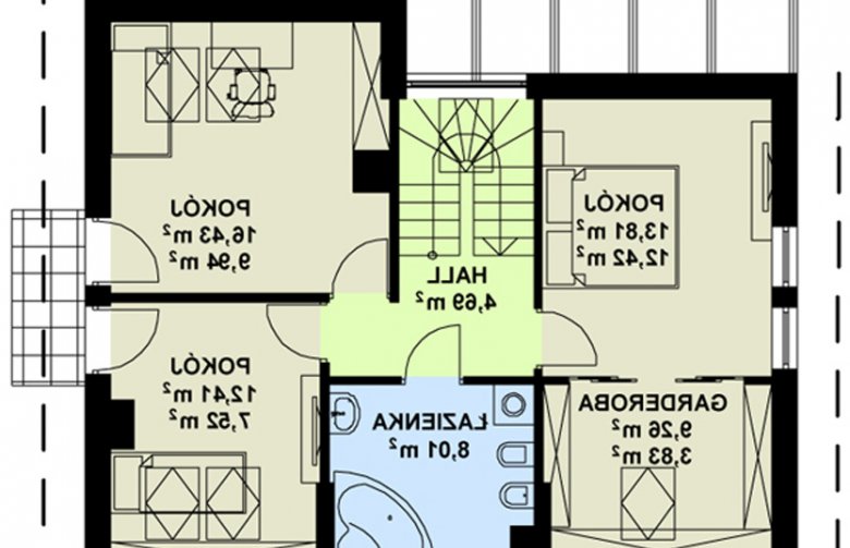 Projekt domu parterowego TK1 - 