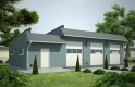 Projekt domu energooszczędnego G56 - Budynek garażowo - gospodarczy - wizualizacja 0