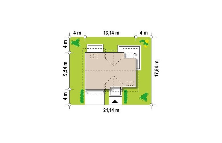 Projekt domu jednorodzinnego Z172 - Usytuowanie