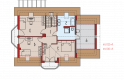Projekt domu wolnostojącego Kajka G1 Leca® DOM  - poddasze