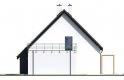 Projekt domu jednorodzinnego RYTM - elewacja 4