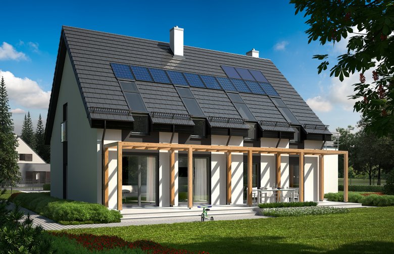 Projekt domu jednorodzinnego RYTM