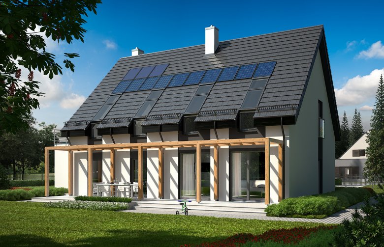 Projekt domu jednorodzinnego RYTM