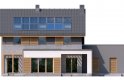 Projekt domu jednorodzinnego SIELSKI - elewacja 3