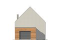 Projekt domu jednorodzinnego UKRYTY - elewacja 1