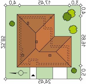 Usytuowanie budynku Feniks 2 w wersji lustrzanej