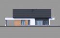 Projekt domu jednorodzinnego Homekoncept 44 - elewacja 3
