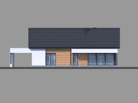 Elewacja projektu Homekoncept 45 - 3 - wersja lustrzana