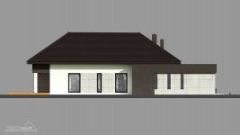 Elewacja projektu Homekoncept 46 - 1 - wersja lustrzana