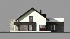 Elewacja projektu Homekoncept 47B - 4 - wersja lustrzana