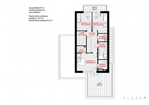 Rzut projektu HomeKoncept 51