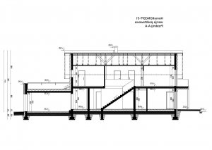 Przekrój projektu HomeKoncept 51 w wersji lustrzanej