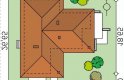 Projekt domu jednorodzinnego Aksamit 5 - usytuowanie - wersja lustrzana