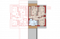 Projekt domu z poddaszem Oliwier z wiatą (bliźniak) - 