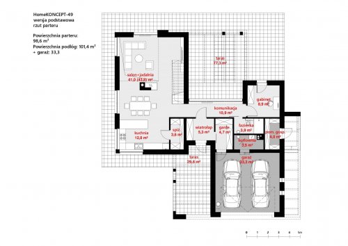 Rzut projektu Homekoncept 49