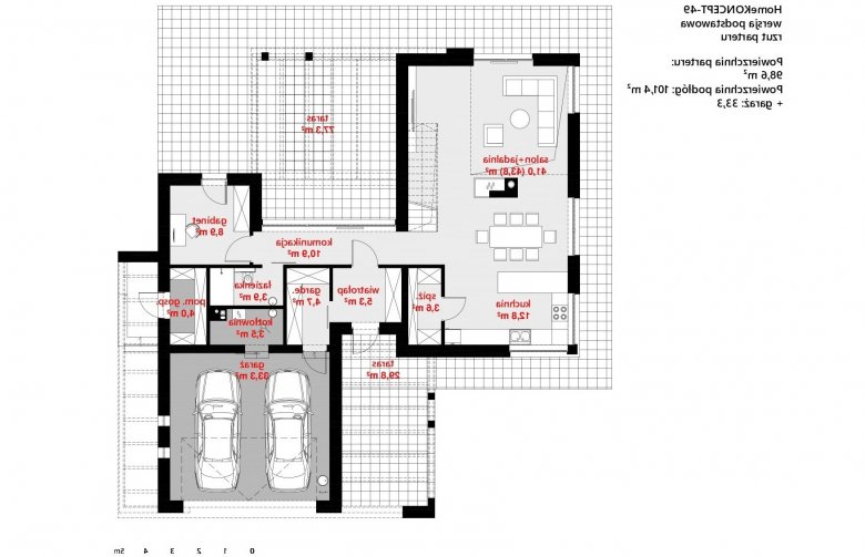 Projekt domu z poddaszem Homekoncept 49 - 