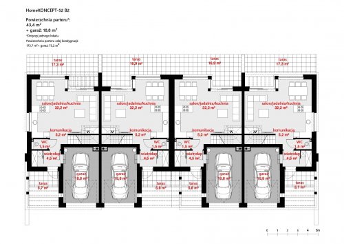 Rzut projektu HomeKONCEPT 52-B2