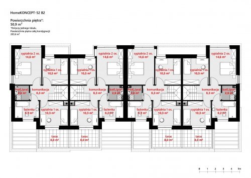 Rzut projektu HomeKONCEPT 52-B2