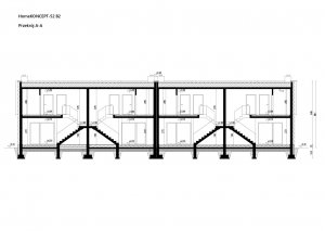 Przekrój projektu HomeKONCEPT 52-B2