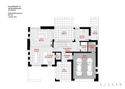 Rzut projektu Homekoncept 53