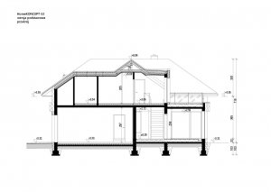 Przekrój projektu Homekoncept 53