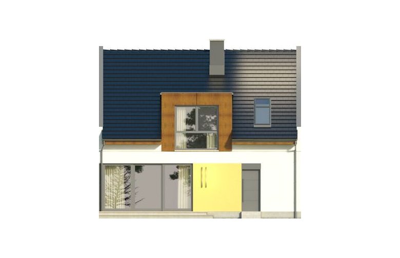 Projekt domu szeregowego AVIATOR 5 - elewacja 1
