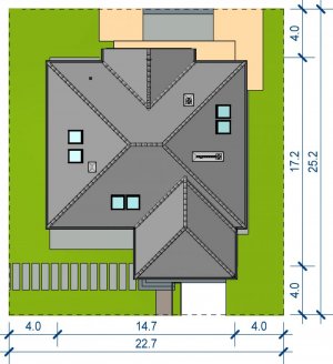 Usytuowanie budynku Domidea 2