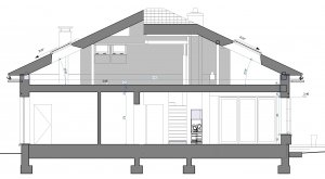 Przekrój projektu Domidea 1 w2