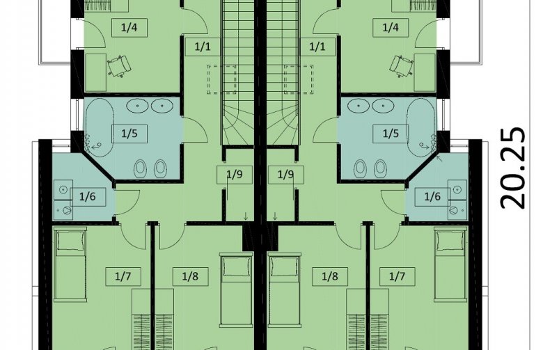 Projekt domu jednorodzinnego Ka63 - 