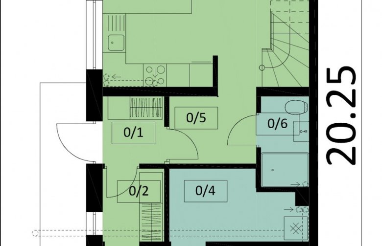 Projekt domu jednorodzinnego Ka63S - 