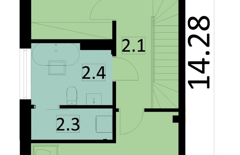 Projekt domu jednorodzinnego Ka62S - 