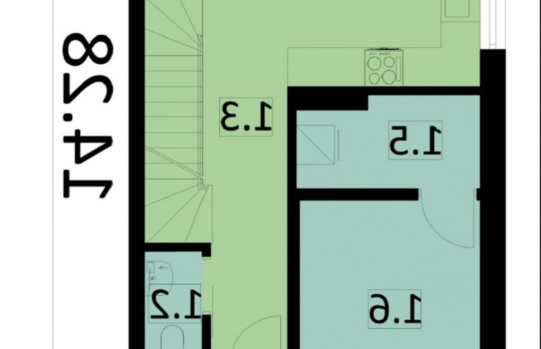 Projekt domu jednorodzinnego Ka62S - 