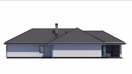 Elewacja projektu Ka10 - 2 - wersja lustrzana