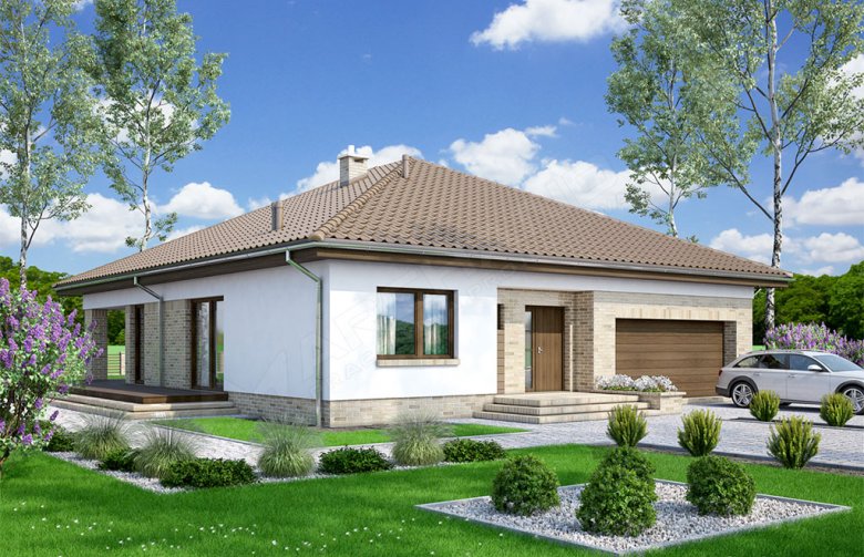 Projekt domu parterowego Kalwados