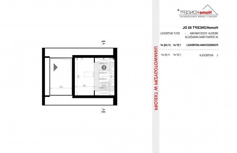 Projekt domu letniskowego HomeKONCEPT 85 DL - 