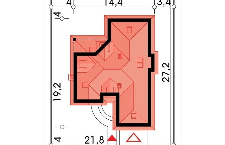 Projekt domu jednorodzinnego LAWENDA a - Usytuowanie