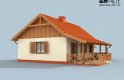 Projekt domu jednorodzinnego BARBADOS 2 C dom mieszkalny, całoroczny szkielet drewniany - wizualizacja 2