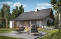 Projekt domu letniskowego BARBADOS 3B z wiatą - wizualizacja 1