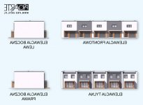 Elewacja projektu ALTEA -  segment A - 1 - wersja lustrzana